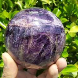 PIUHRKLEVD Natürlicher Traum-Amethyst-Kugel-Edelstein von PIUHRKLEVD