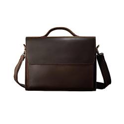 PIxole Herren-Umhängetaschen aus Leder, Umhängetaschen, Gepäcktaschen, Messenger-Taschen, lässige Tagesrucksäcke, Laptop-Taschen, Aktentaschen von PIxole