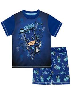 PJ MASKS Jungen Catboy Schlafanzug Blau 104 von PJ MASKS