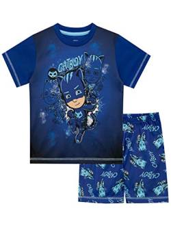PJ MASKS Jungen Catboy Schlafanzug Blau 110 von PJ MASKS