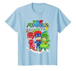 Kinder PJ Masks Christmas Heroes, Catboy, Owlette and Gekko T-Shirt von PJ Masks