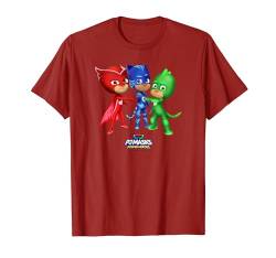 PJ Masks Group Shot Power Heroes Best Trio Logo T-Shirt von PJ Masks