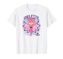 PJ Masks Owlette Watercolor Girly Portrait T-Shirt von PJ Masks