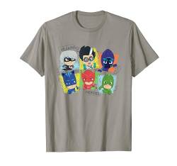 PJ Masks Scribbled Villians And Heroes T-Shirt von PJ Masks