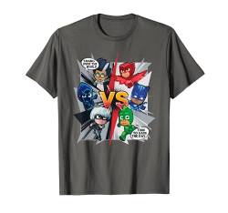 PJ Masks Villians Take Over the World, Heroes Save The Day T-Shirt von PJ Masks