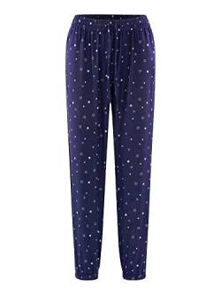 PJ Salvage Damen Pyjamahose Midnight Sky - Nachtblau - Größe M von PJ Salvage