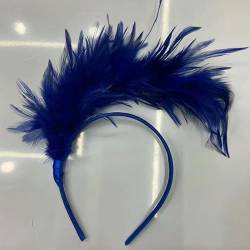 Buntes Vintage-Kopfschmuck für Karneval, Straußenfedern, schickes Haarband, Flapper-Kopfschmuck, Haarschmuck für Damen von PJQUEKAIPJ