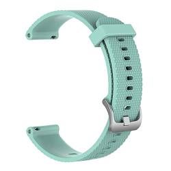 PLACKE 20mm Premium-Silikon-Armband-Armband-Fit for Timex-Weekender-Expedition 10 Feste Farbe Mode Sweat-Proof-Sportgurt (Color : 10, Size : Large Size) von PLACKE
