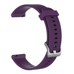 PLACKE 20mm Premium-Silikon-Armband-Armband-Fit for Timex-Weekender-Expedition 10 Feste Farbe Mode Sweat-Proof-Sportgurt (Color : 43 EU, Size : Large Size) von PLACKE