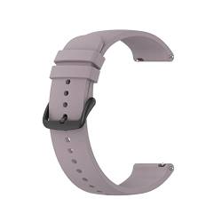PLACKE Mode-feste Farbarmband for Huawei-Uhr 3 Watch3 GT2 GT 2. Pro GT 2E Smartwatch-Zubehör-langlebiger Silikon-Armband (Color : Violet Black Button, Size : 3) von PLACKE