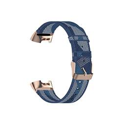 PLACKE Nylon-Armband-Fit for Fitbit Ladung3 Ladung4 Band Mode Durable Gurt Stoßdicht kratzfestes Armbanduhr Zubehör (Color : 4) von PLACKE