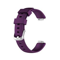 PLACKE Smartwatch-Silikon-Ersatz-Armband-Band for Fitbit Inspire 2 langlebige wasserdichte Sportrippe Armbänder for Fitbit Inspire2 (Color : 11, Size : Small Size) von PLACKE