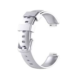 PLACKE Smartwatch-Silikon-Ersatz-Armband-Band for Fitbit Inspire 2 langlebige wasserdichte Sportrippe Armbänder for Fitbit Inspire2 (Color : 14, Size : Large Size) von PLACKE