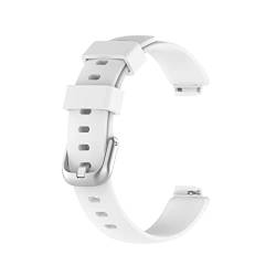 PLACKE Smartwatch-Silikon-Ersatz-Armband-Band for Fitbit Inspire 2 langlebige wasserdichte Sportrippe Armbänder for Fitbit Inspire2 (Color : 2, Size : Large Size) von PLACKE