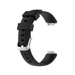 PLACKE Smartwatch-Silikon-Ersatz-Armband-Band for Fitbit Inspire 2 langlebige wasserdichte Sportrippe Armbänder for Fitbit Inspire2 (Color : 4, Size : Large Size) von PLACKE