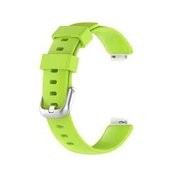 PLACKE Smartwatch-Silikon-Ersatz-Armband-Band for Fitbit Inspire 2 langlebige wasserdichte Sportrippe Armbänder for Fitbit Inspire2 (Color : 43 EU, Size : Small Size) von PLACKE