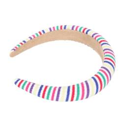 PLAFOPE 1Stk Regenbogen-Stirnband Stirnband für Kinder Stirnbänder für Damen deko Haargummi Haarschmuck frauen kopfschmuck Winter Liner Zubehör Kopfbedeckung Fräulein von PLAFOPE