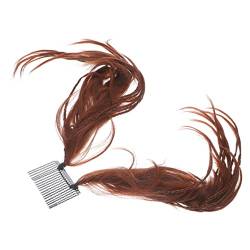 PLAFOPE Perücken Haaraufsatz Zum Anklipsen Von Pferdeschwänzen Für Frauen Künstlicher Haarknoten Clip In Haarverlängerungen Pferdeschwanzverlängerung Künstliche Dutt Haarteile Für von PLAFOPE