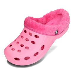 PLAME Damen Eva Clogs Gefüttert Warme Hausschuhe Gartenschuhe 36-41 EU (Rosa, EU Schuhgrößensystem, Erwachsene, Numerisch, M, 39) von PLAME