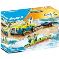 Playmobil® Spielbausteine 70436 Strandauto mit Kanuanhänger von PLAYMOBIL