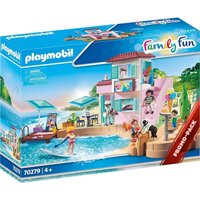 Playmobil® Spielwelt PLAYMOBIL® 70279 - Family Fun - Eisdiele am Hafen von PLAYMOBIL