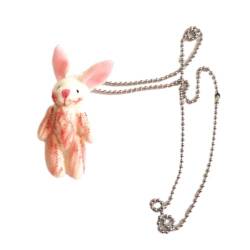 Plüschbär-Ohrhaken, schönes Spielzeug, Feenbär-Ohrringe, Kaninchen-Halskette, gefüllte Ohrringe, Winter-Weihnachts-Ohrringe, Siehe Abbildung von PLCPDM