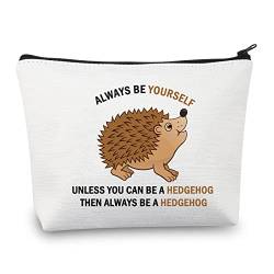 PLITI Igel-Make-up-Tasche, Igel-Liebhaber, Geschenk "Always Be Yourself Unless You Can Be A Hedgehog Then Always Be A Hedgehog Geschenk, Always Be Hedgehogu, modisch von PLITI