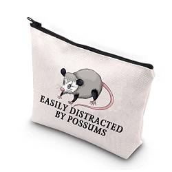 PLITI Lustiges Geschenk für Opossum Liebhaber von Possums Make-up-Tasche, Wildtier-Rettung, Reise-Tasche, Possum Opposum Geschenk, Abgelenktes Possumsu von PLITI