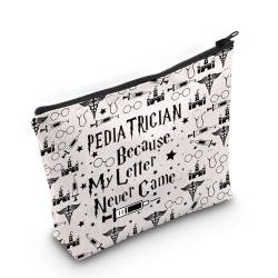 PLITI Pediatric Gift Pediatrics Doctor Gift Pediatrician Because My Letter Never Came Pediatric Makeup Bag, Kinderarzt-Buchstabe Bagu, modisch von PLITI