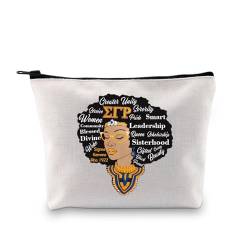 PLITI Sigma Gamma Rho Gifts Make-up-Tasche, SGRho Sorority Geschenk 1922 Sorority Utensilien, Geschenk, hübscher Pudel, Reisetasche, Sgrho Bagu, modisch von PLITI