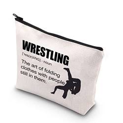 PLITI Wrestling Make-up-Tasche Wrestler Geschenk Wrestling Coach Geschenk Wrestling Liebhaber Reisetasche Wrestling Definition Geschenk, Wrestling Definu von PLITI