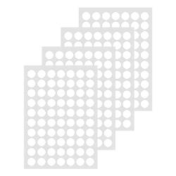 PLKSEI 280 Stück Doppelseitige Klebepunkte Transparente Doppelseitige Klebeband Abnehmbare Keine Spuren, Selbstklebend, Wasserdichte Punktaufkleber für Heim Büro Dekor(15mm) von PLKSEI