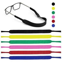 PLKSEI 6 Stück Brillenband Brillenband Sport Brillenband Neopren Brillenbänder Brillenband Schwimmfähig Brillenband Herren Brillenband Damen Neopren Brillenband,für Kinder,Männer,Frauen von PLKSEI