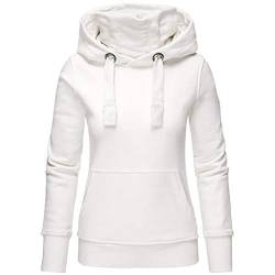 Plot Kapuzenpullover für Damen Pulli Sweatshirts Mit Kapuze Tasche Langarm Einfarbig Casual Sport Sweatjacke Hoodie Oberteile Tops Blouse Pullover von PLOT-Damen T Shirt