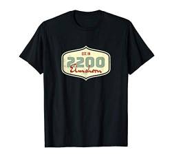 2200 Elmshorn - Alte Postleitzahl - Geschenk T-Shirt von PLZ - Alte Postleitzahlen