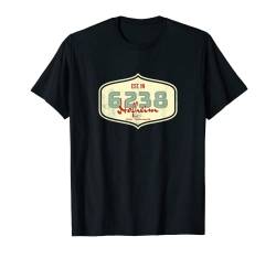 6238 Hofheim - Alte Postleitzahl - Geschenk T-Shirt von PLZ - Alte Postleitzahlen