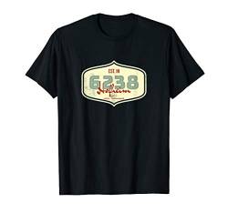 6238 Hofheim - Alte Postleitzahl - Geschenk T-Shirt von PLZ - Alte Postleitzahlen