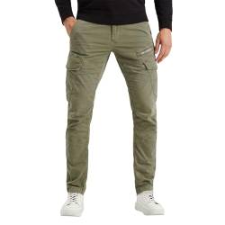 PME Legend Herren Cargohose NORDROP Cargo Stretch Twill Green Oliv grün - 33/32 von PME Legend