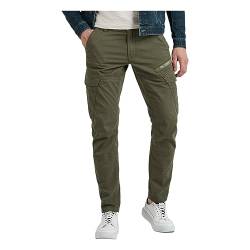 PME Legend Herren Cargohose NORDROP - Tapered Fit - Grün - Green W28-W40, Größe:31W / 34L, Farbvariante:Green 6416 von PME Legend