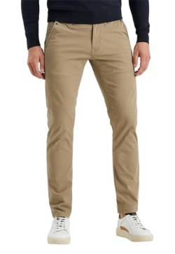 PME Legend Herren Chinohose Twin WASP Chino - Regular Fit - Blau Beige Grün, Größe:30W / 32L, Farbe:Beige 6405 von PME Legend