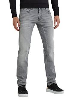 PME Legend Herren Jeans Commander 3.0 Grey Denim Comfort hellgrau - 32/34 von PME Legend