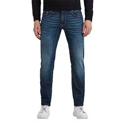 PME Legend Herren Jeans Commander 3.0 - Relaxed Fit - Blau - Deep Blue Finish, Größe:29W / 32L, Farbvariante:Deep Blue Finish DBF von PME Legend