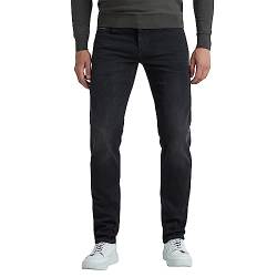 PME Legend Herren Jeans NIGHTFLIGHT - Regular Fit - Schwarz - Real Black Denim, Größe:40W / 32L, Farbvariante:Real Black Denim RBD von PME Legend