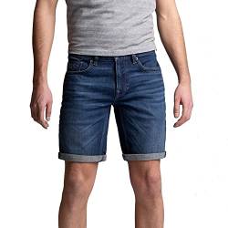 PME Legend Herren Jeans Shorts Nightflight Short Mid 8 Dark Used Comfort dunkelblau - 34 von PME Legend