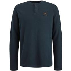 PME Legend Long Sleeve r-Neck Structured Piqu - L von PME Legend