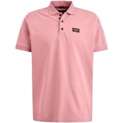 PME Legend Short Sleeve Polo Trackway Dusty Rose - L von PME Legend