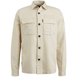 PME Long Sleeve Shirt Ctn/Linen Herrin - M von PME Legend