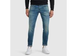 Slim-fit-Jeans PME LEGEND "Legend XV Denim" Gr. 30, Länge 32, blau (dirty wash) Herren Jeans Slim Fit von PME-Legend