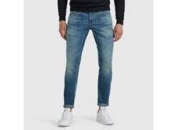 Slim-fit-Jeans PME LEGEND "Legend XV Denim" Gr. 34, Länge 32, blau (dirty wash) Herren Jeans Slim Fit von PME-Legend