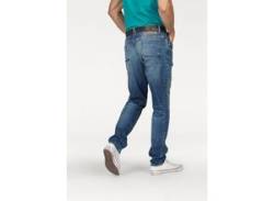 Tapered-fit-Jeans PME LEGEND "SKYMASTER" Gr. 32, Länge 30, blau (royal blue vintage) Herren Jeans Tapered-Jeans im Used Look von PME-Legend